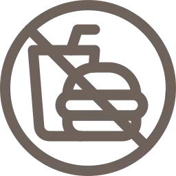 siamese cat cafe - outside food not allowed